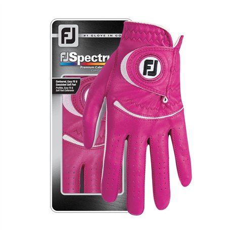 Footjoy FJ Spectrum - Gant de Golf pour la Main Gauche (Composite) Couleur: Rose Taille: ML