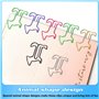 FTISSLY 60PCS Trombone, Trombones Bureau Fantaisie Chien Trombones de Bureau en Métal Trombones Colorés Attaches et Trombones 36