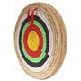 dostyle Cible de tir à l'arc traditionnelle en paille - Diamètre : 50 cm - Vert