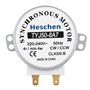 Heschen Moteur synchrone TYJ50-8A7 220-240VAC 4R/Min CW/CCW 50Hz pour table de tour de four à micro-ondes