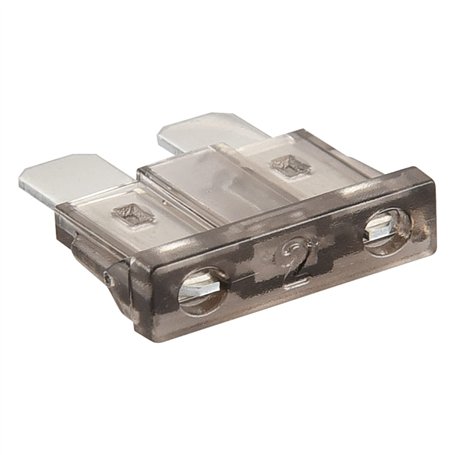 Heschen Lot de 25 fusibles à lame standard ATC-2 pour voiture et camion 2 A Gris