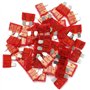 Heschen Lot de 50 fusibles à lame standard ATC-10 pour voiture et camion Rouge 10 A