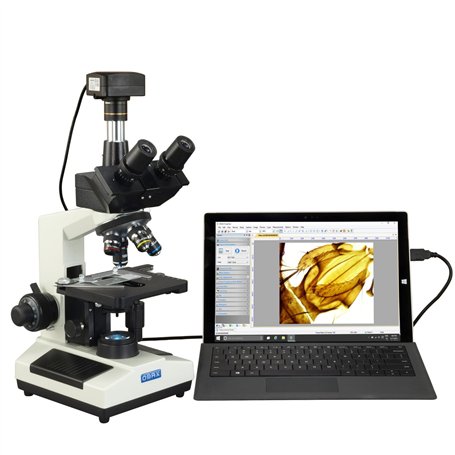 Omax 40 x-luminosité X USB 3.0 Super Speed 5 MP Digital composé microscope trinoculaire LED Lab microscope biologique