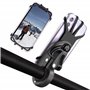 VOLOHAS Support Téléphone Trotinette Electrique pour Xiaomi M365 Porte Telephone 360° Rotatif pour Smartphones de 4.7''-6.5'' Po