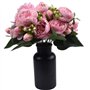 XONOR 4 Bouquets de Fleurs artificielles en Soie Pivoine Artificielle Fausse Fleur glorieuse pour la décoration de Maison Nuptia