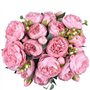 XONOR 4 Bouquets de Fleurs artificielles en Soie Pivoine Artificielle Fausse Fleur glorieuse pour la décoration de Maison Nuptia