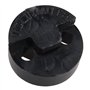 Futheda Lot de 4 mutes rondes pour violon et alto Noir