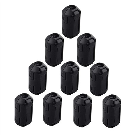 Futheda 10 pcs 7 mm Diamètre intérieur à Anneau de ferrite Core Anti-interférences Haute fréquence Filtre RFI EMI Noise Suppress