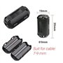 Futheda 10 Pcs 9 mm Diamètre intérieur à Anneau de Ferrite Core Anti-interférences Haute Fréquence Filtre RFI EMI Noise Suppress