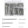 230 Pièces Goupilles Fendues en Acier Inoxydable Goupille de Retenue Assortiment Kit avec Boîte D'assortiment en 6 Tailles Diffé