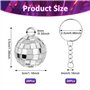 3cm Mini Boule Disco Anneau De Porte-Cles