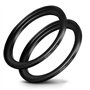 Fanzr Lot de 2 bagues d'adaptation pour filtre d'objectif d'appareil photo 67 mm vers filtre 77 mm Aluminium de qualité supérieu
