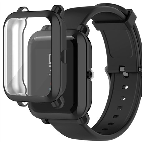 Acadeny [2 pièces Coque Compatible avec Amazfit Bip/Bip Lite/Bip U/U pro