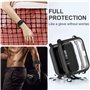 Acadeny [2 pièces Coque Compatible avec Amazfit Bip/Bip Lite/Bip U/U pro, noir haute transparence Coque de protection complète a