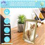 BUENTYA 10 PCS Support de Présentation Réglable Transparent Supports de Plaque Affichage en Plastique Chevalets Transparents Pré