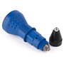 Pistolet à rivet pour perceuse sans fil électrique - Outil de rivetage sans fil - Adaptateur d'écrou - Avec 3 têtes convertibles
