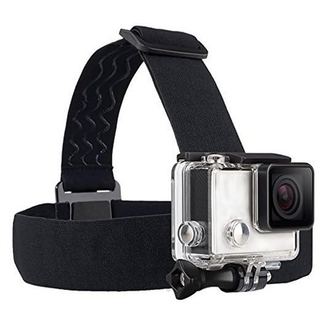 TEKCAM Fixation Bandeau de Tete Compatible avec GoPro Hero 13 12 11 10 9 8 AKASO GOOKAM WOLFANG Apexcam Jadfezy DJI Osmo Caméra