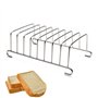 Lot de 2 supports à pain pour toast, friteuse à air en acier inoxydable - Pour cuisine, accessoires de friteuse - Taille : 2 piè