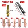 20PCS Accessoires de Soudage Gaz Kit de Pièces d'usures Consommables pour Torche de Soudage MB15AK MIG MAG Accessoires Kit 2 Bus