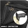 Mophorn Couverture en fibre de verre de soudure 10 x 10 PI Ignifugation soudure Bouclier de sécurité pour gas station noire prot