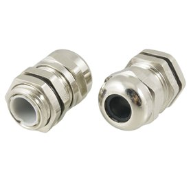 sourcingmap 2pcs presse-étoupe M12 3.0-6.5mm en acier inoxydable connecteur étanche