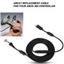 VBESTLIFE Câble pour 360, Adaptateur de Rupture de câble de Remplacement de câble de Manette de Jeu USB 5 Broches pour 360 (Noir