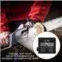 Tachymètre numérique pour tronçonneuse : tachymètre inductif petit tachomètre moteur étanche avec compteur d'heures batterie rem