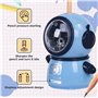 Nizirioo Taille-crayon électrique pour enfants : taille-crayon entièrement automatique, trois modes réglables, taille-crayon ave