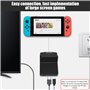 Station d'accueil pour Nizirioo Switch/Switch OLED : station d'accueil portable pour TV, mini commutateur, station de charge ave
