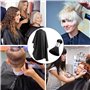 Cape de Cheveux, BYZESTY Capes de Coiffeur de Salon Pleine Longueur, Robe de Coiffure Professionnelle Cape de Coiffeur en Nylon 