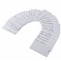 UHPPOTE 125kHz EM4100 RFID Proximité ID Smart Carte d'Accès sans Contact Epaisseur 1.8mm Lot de 50