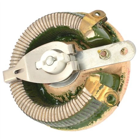 sourcing map Rhéostat à résistance variable bobinée de plateau en céramique 100W 10 Ohm