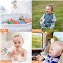 MYDOVA Montessori Bebe, Motricité Fine bébé, Jeux Sensoriel Bebe 1 an, Jeux de Corde à Tirer, Jouet de Dentition pour Bébé, Cade