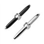 Lot de 2 stylos gyroscopiques pour le bout des doigts - Stylo à plume - Stylo lumineux - Stylo magnétique - Gyro spinner - Stylo