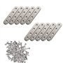WENRENMK 10 pièces Pattes D'assemblage en Inox Sont