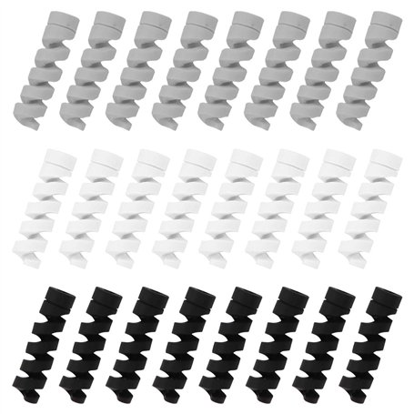 HDGSAFD Lot de 24 Cache-Câbles De Charge