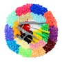 ilauke Snap Pince + 400 PCS Boutons Pressions de T5-12mm Pression Kit de Pince PourT3 T5 T8 en Plastique Multicolores 20 Couleur