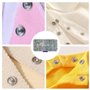 MEMOFYND Lot de 100 paires de boutons pression en métal avec 1 pince à pression pour coudre des vêtements, du cuir, des jeans