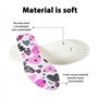 MEMOFYND Lot de 3 paires de semelles intérieures en mousse latex et mousse pour enfants - Motif imprimé - Semelles de rechange -