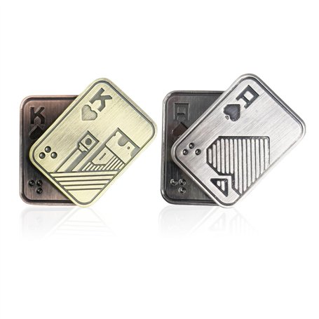 YSJCHEBS Lot De 2 Jouets De Poker Magnétiques