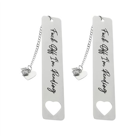 2 Morceaux De Signets En Acier Inoxydable