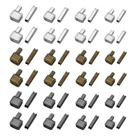 Kit de réparation de fermetures éclair de rechange en métal - 48 pièces - Pour couture