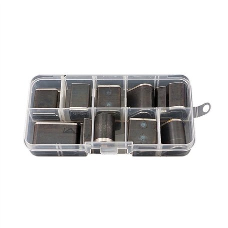 Tiardey 24pcs Leder Handwerk Stanzloch DIY Werkzeugset für Form Hohlschneider Handgefertigt