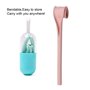 Lot de 3 pailles réutilisables en silicone - Paille Boba ouverte et lavable - Pas de brosse de nettoyage nécessaire- Pailles réu