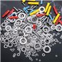 CYH 360 Pièces Rondelles Plates en Acier Inoxydable Assortiment Kit, M2 M2.5 M3 M4 M5 M6 M8 M10 M12 Rondelles Metal pour L'étanc