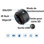 Camera Espion WiFi 1080P Mini Caméra de Surveillance Interieur/extérieur sans Fil avec Enregistrement Micro Cachée Camera Espion