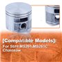 Mtanlo Kit de segments de piston 44,7 mm pour cylindre de tronçonneuse Stihl MS271 MS271C MS 271 271C MS261 MS261C # 1141 030 20