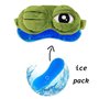 Linian Drôle Oeil de Grenouille Masque des Sommeil, Idéal pour Insomnie et Voyage