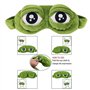 Linian Drôle Oeil de Grenouille Masque des Sommeil, Idéal pour Insomnie et Voyage