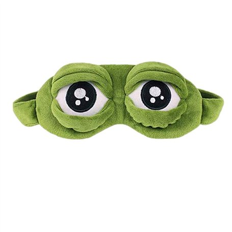 Xrten Créatif Grenouille Chat Chien Modèle 3D Masque de Sommeil